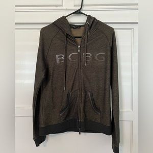 BCBG Max Azria Rhinestone Hoodie